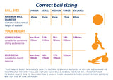 AOK MediBall® Pro 45cm - With Free Mediball Exercise Wall Chart