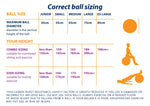 AOK MediBall® Pro 65cm - With Free Mediball Exercise Wall Chart